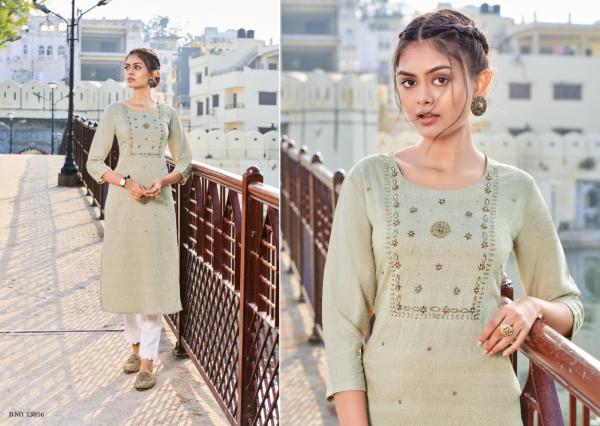 Kalaroop Milano Beautiful Silk Festive Kurti